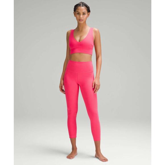 Lululemon Align High-Rise Pant 25” Nulu Size 6 Lip Gloss - Picture 5 of 7